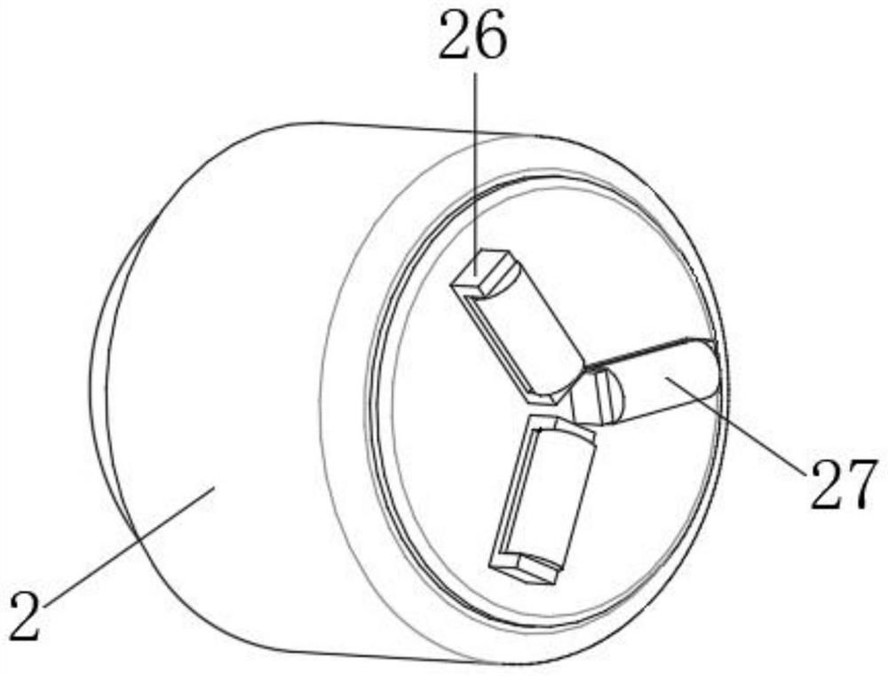 Auxiliary treatment device for migraine in neurology department