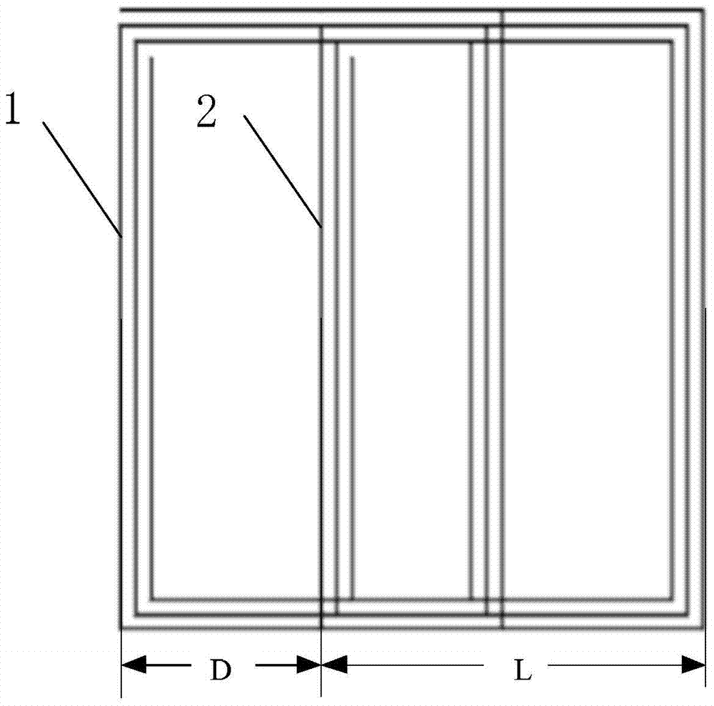 Overlapped coil multi-phase receiving device applied to wireless power supply of mobile transportation equipment