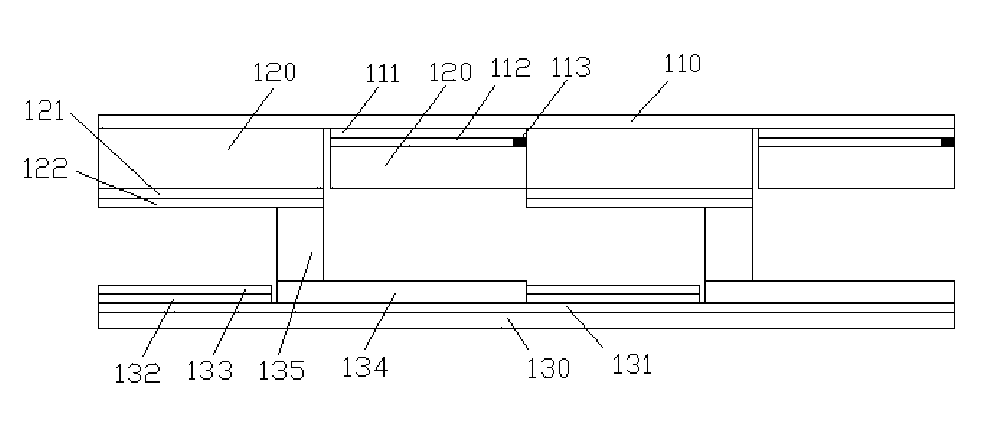 Triode-structured field emission display with anode and gate on the same substrate