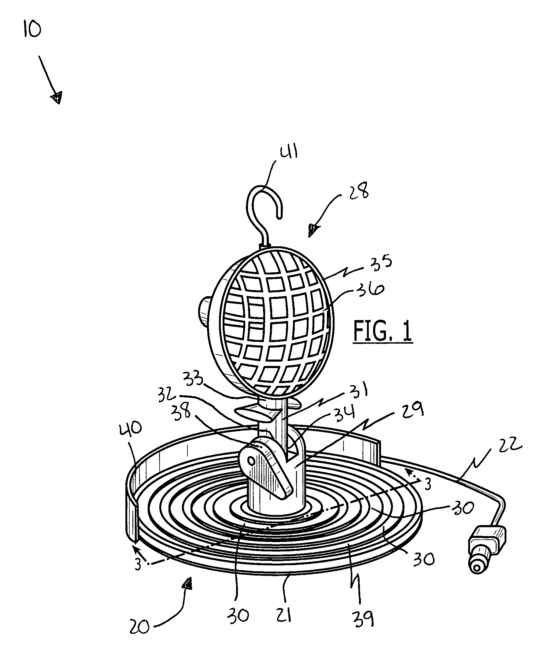 Magnetic light assembly associated method