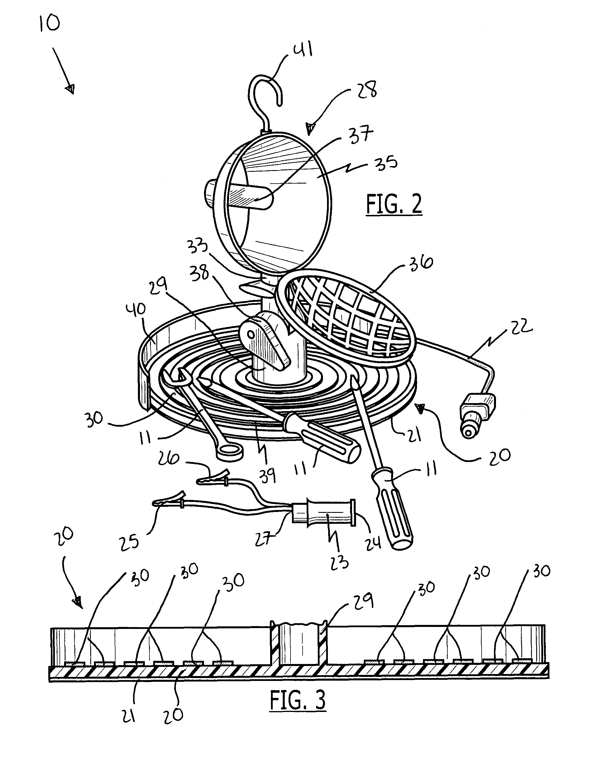 Magnetic light assembly associated method