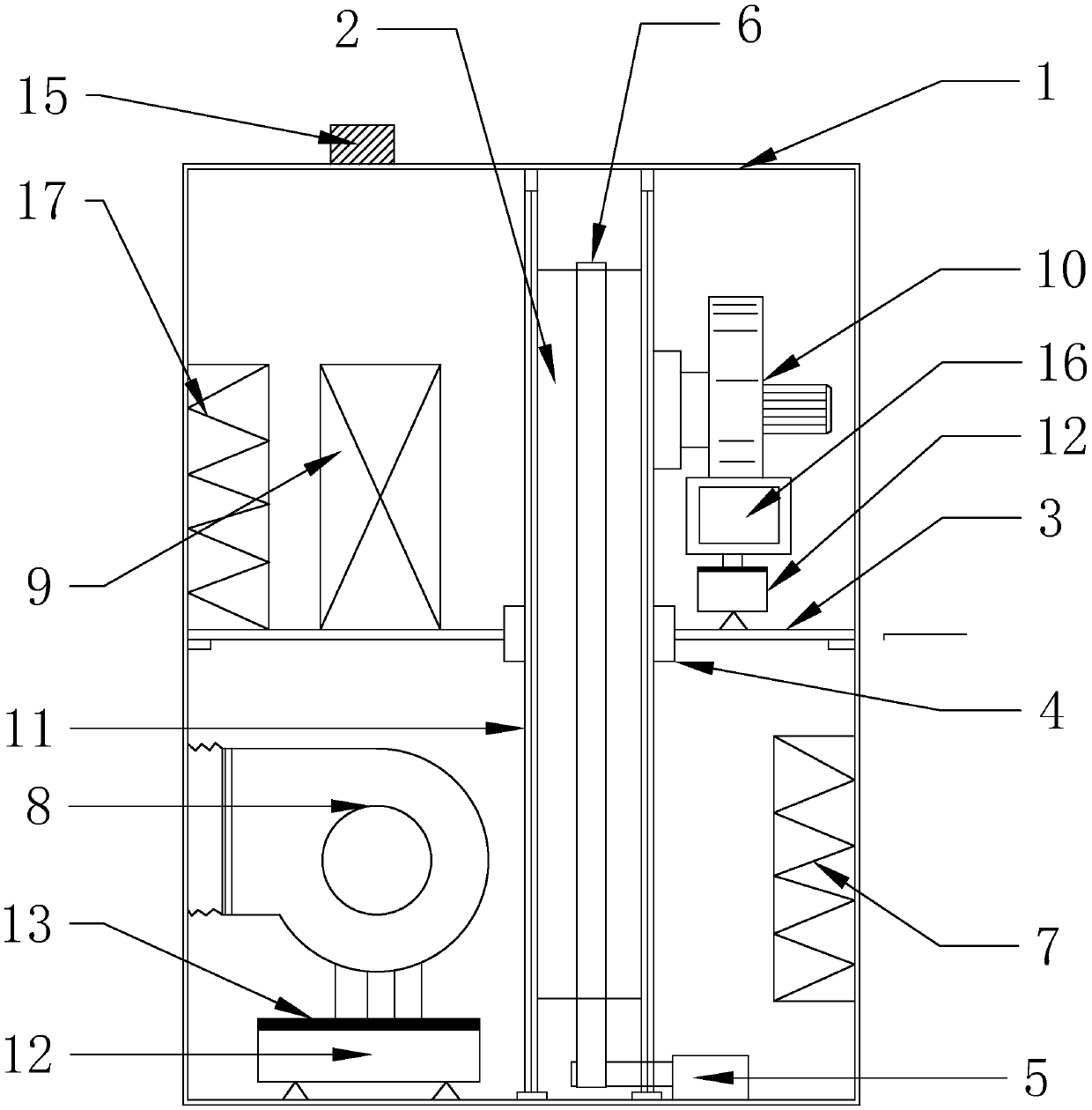 Ring main unit dehumidification device