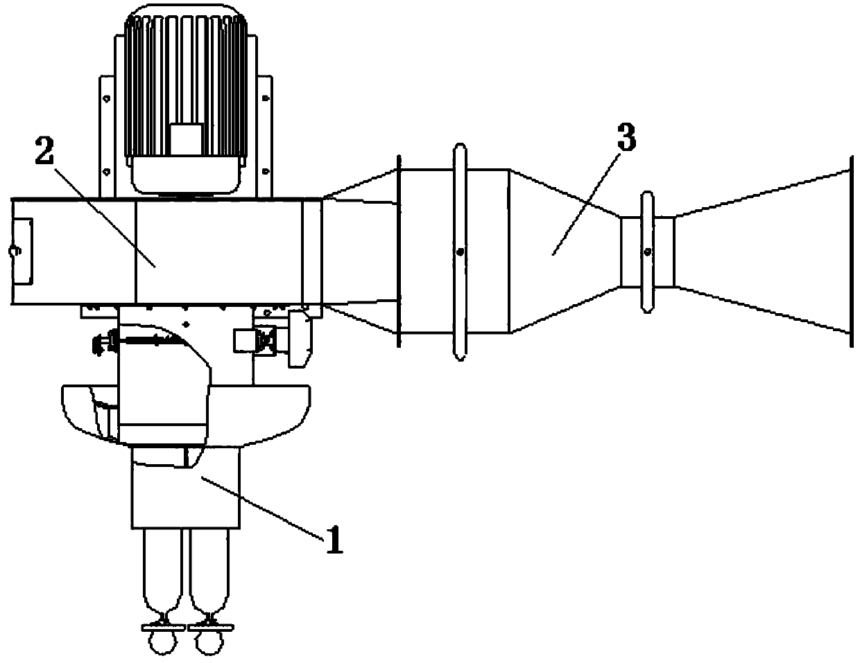 Combustor air distribution device and air distribution method