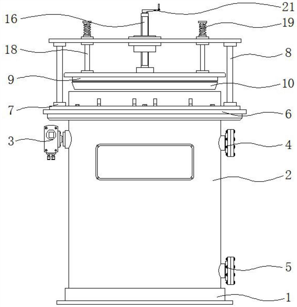 Non-contact liquid level detection device