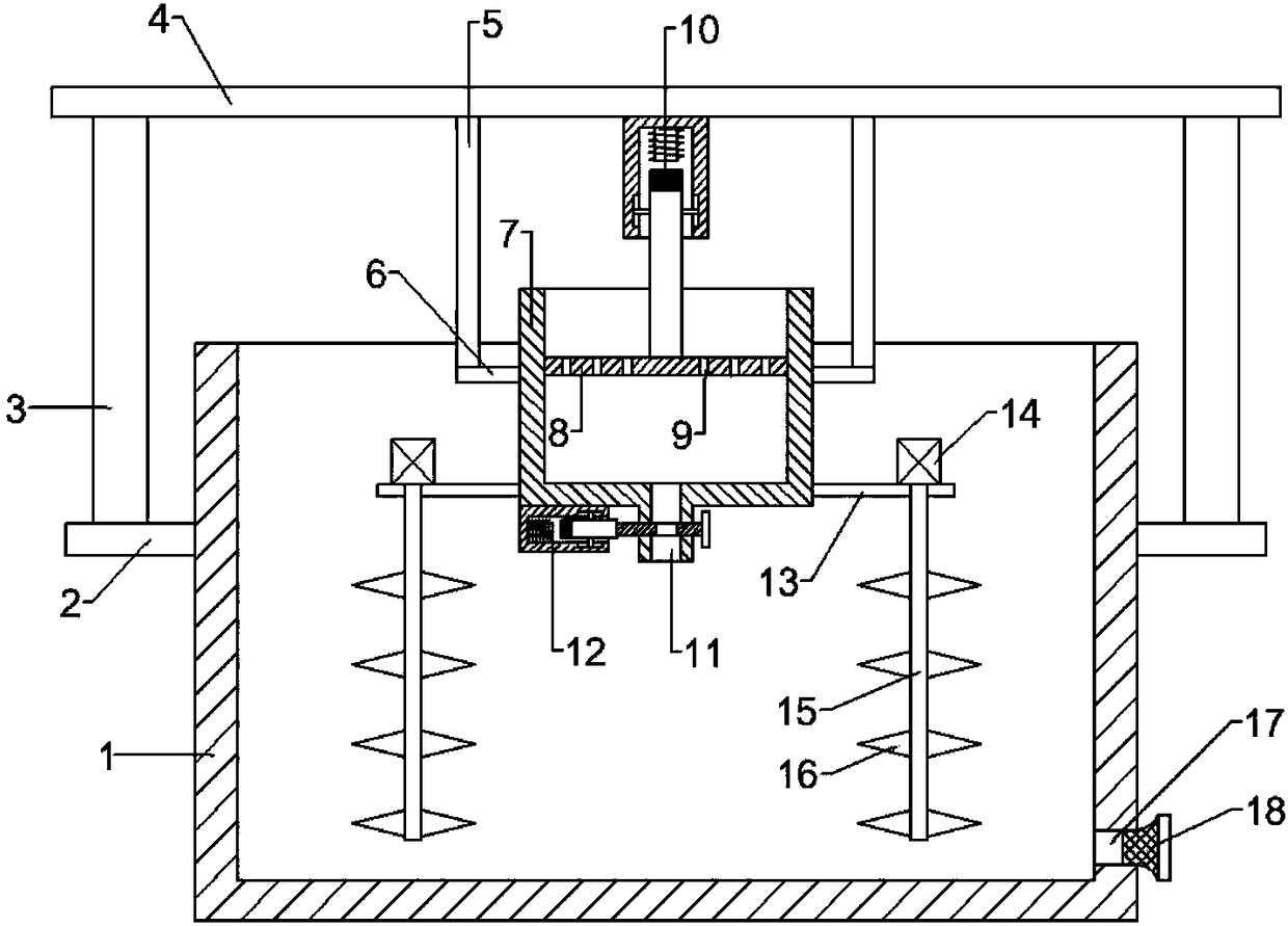 Sewage treatment equipment with flocculating agent premixing function