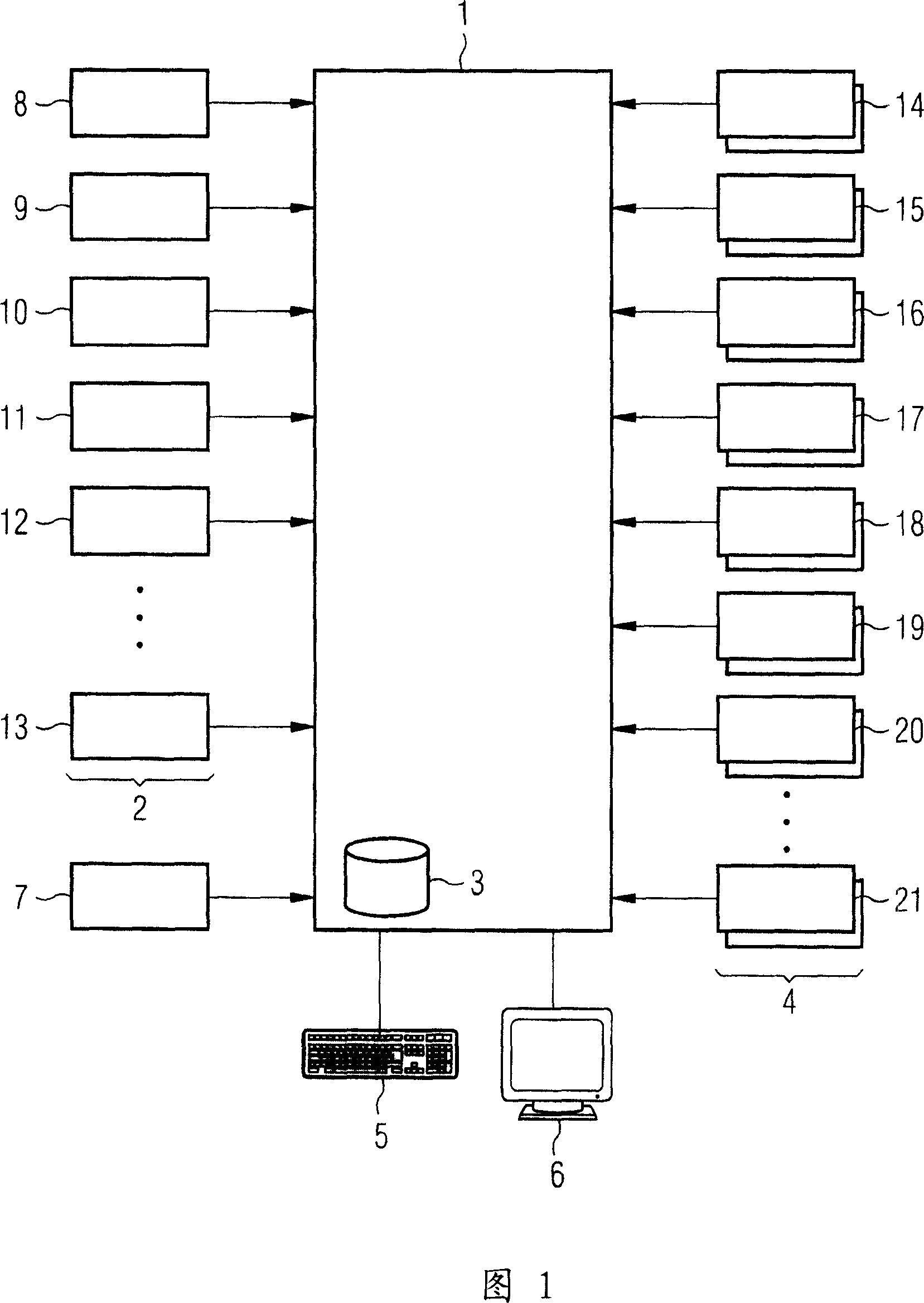 Apparatus for automatically detecting salient features in medical image data