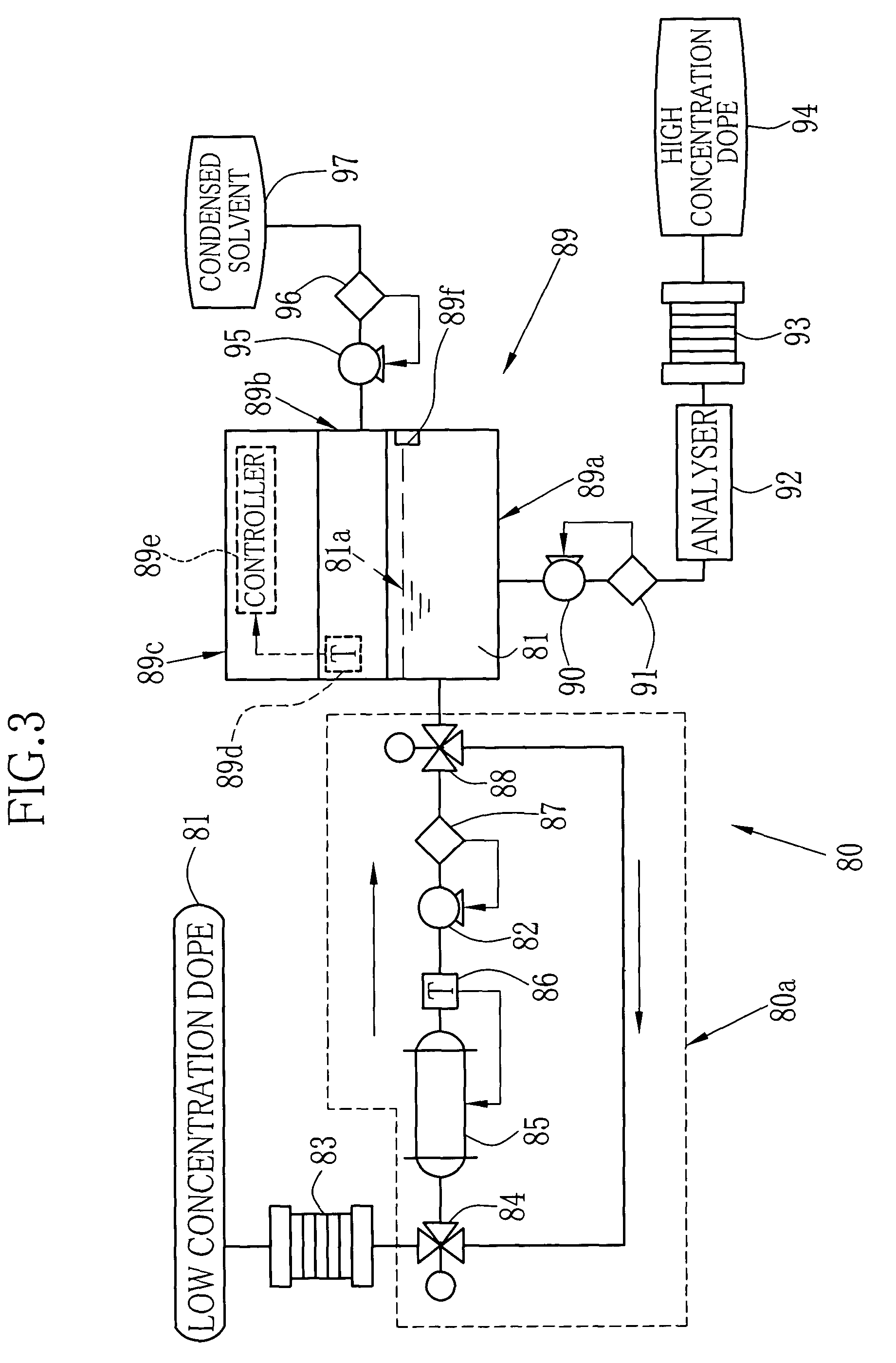 Method of producing high concentration polymer solution