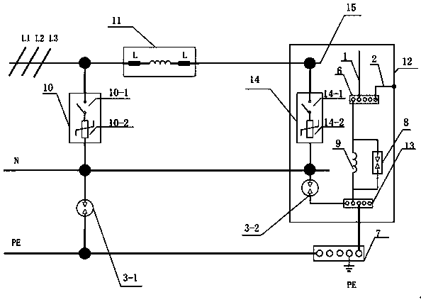 Base station-used combined strong lightning surge electromagnetic pulse suppressing system