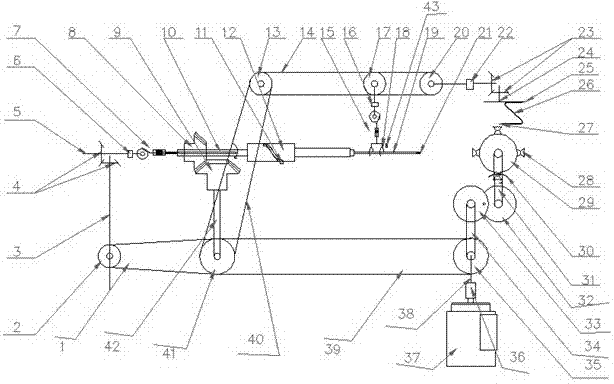 Core-removing and peeling machine for litchi fruits