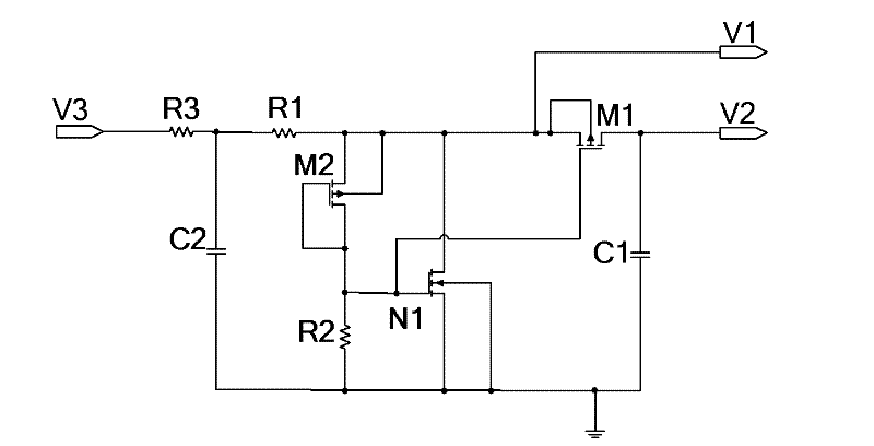 Demodulator circuit for the UHF (Ultrahigh Frequency) radio frequency identification label chip