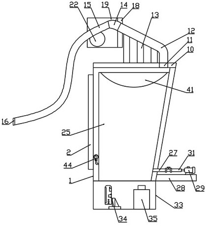 Multifunctional shoulder-mounted orange collection device