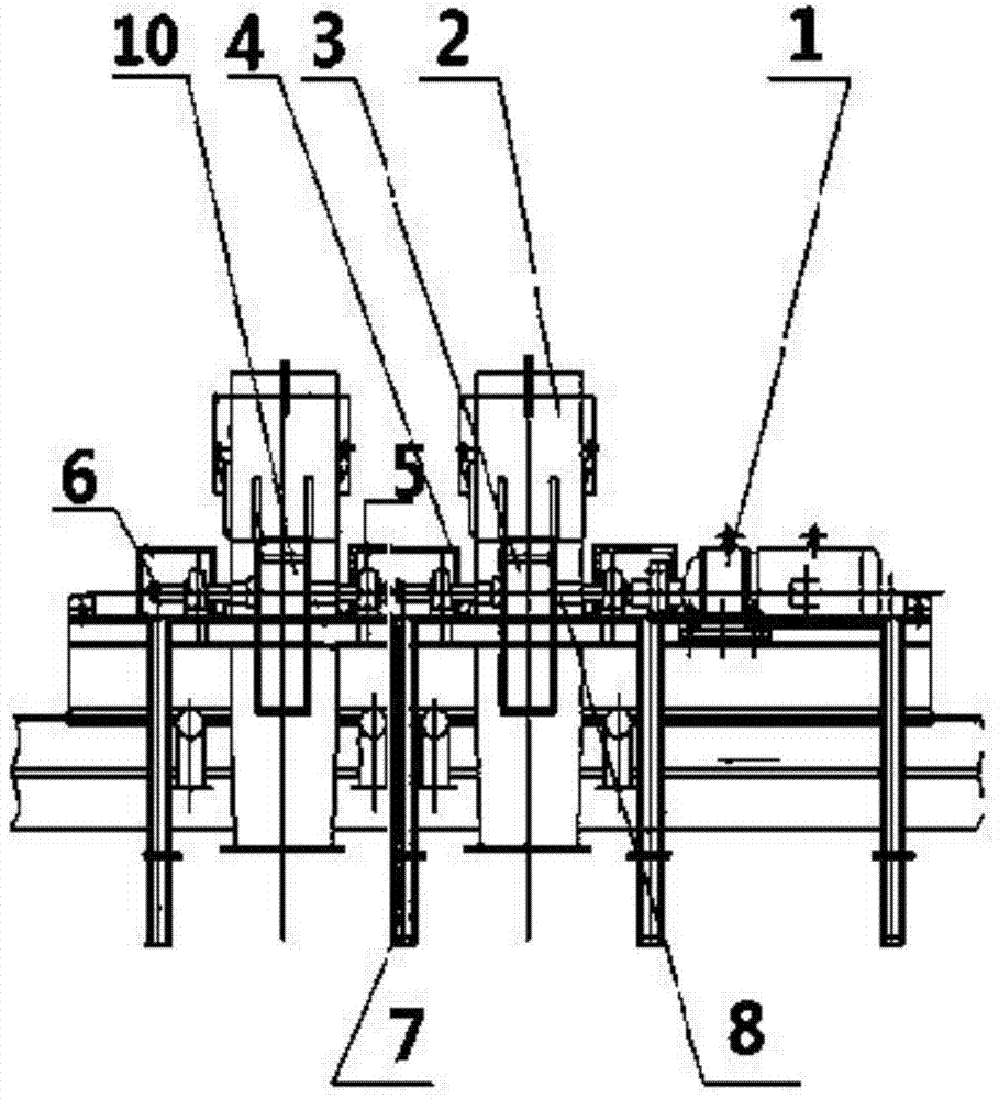 Cross scraper type sampler for coal transporting belt