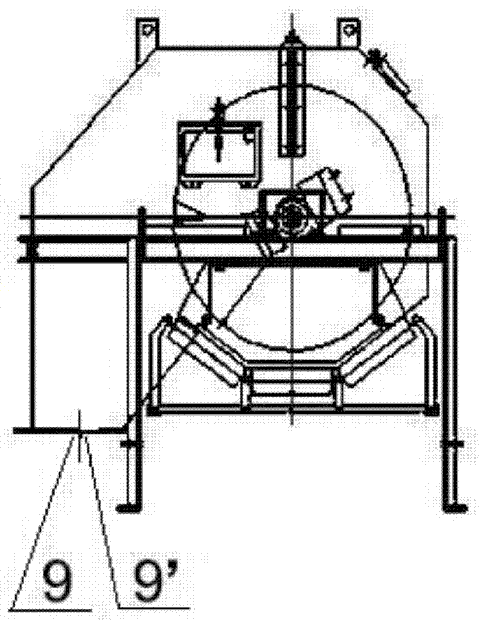 Cross scraper type sampler for coal transporting belt