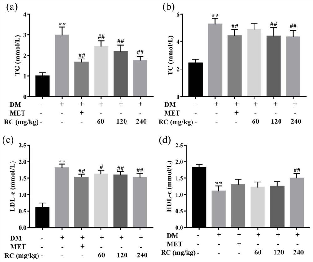 Application of rhaponticum aestivum alcohol extract in treatment and/or prevention of diabetes mellitus