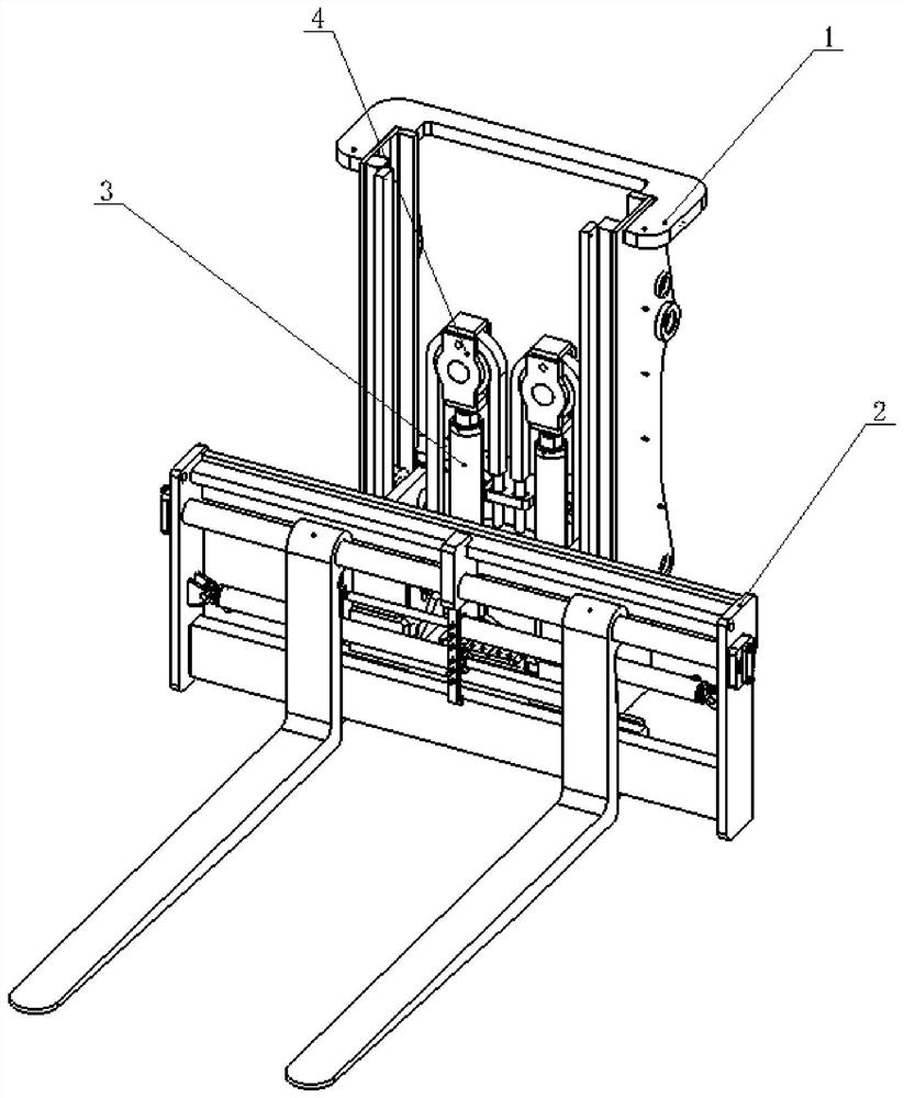 Heavy one-stage door frame