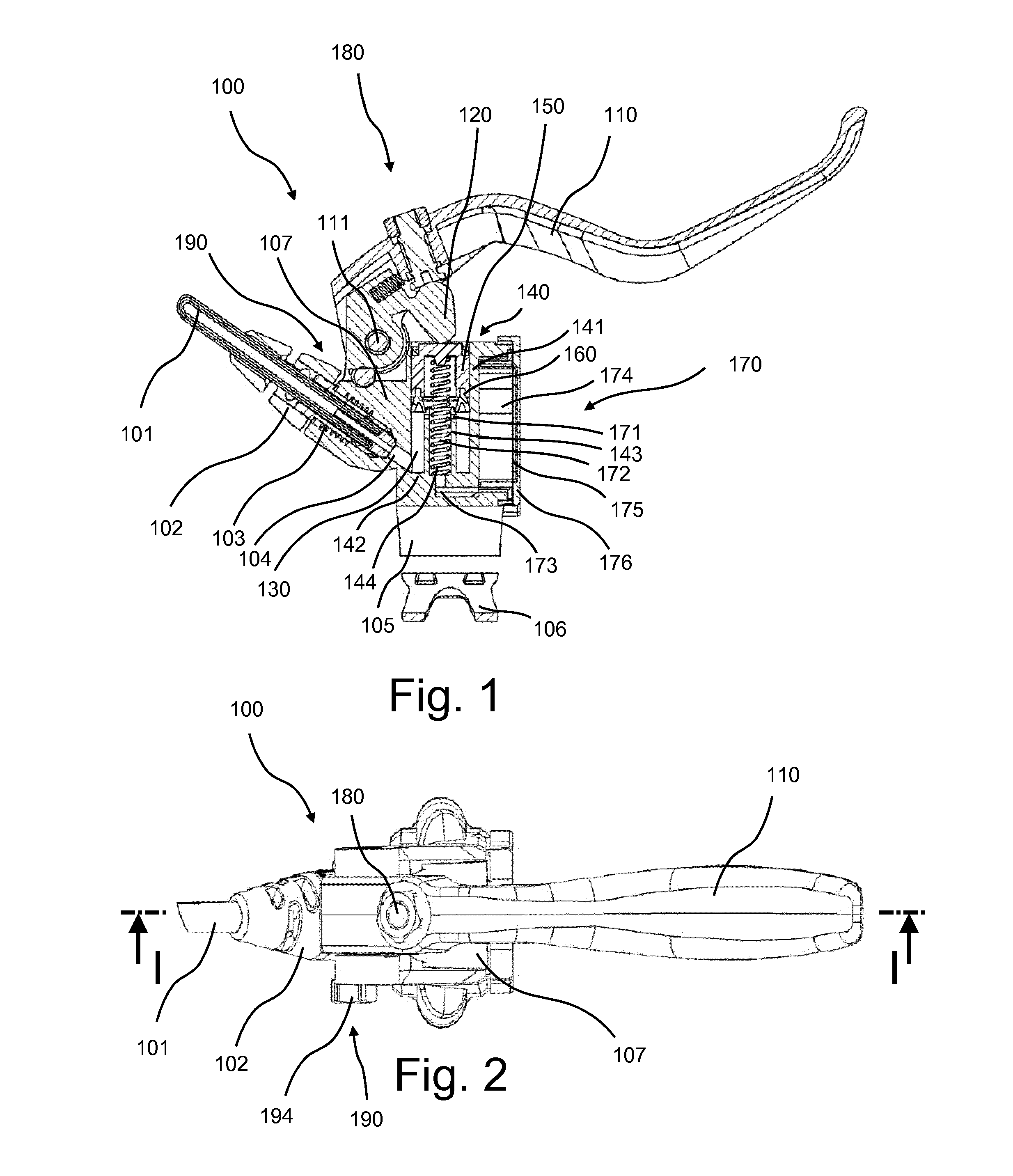 Master Cylinder Device for a Hydraulic Disk Brake