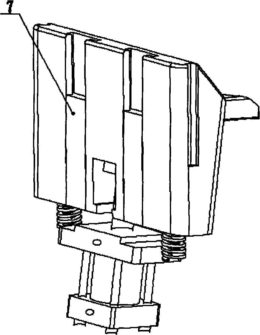 Method for producing core-pulling and resetting mechanism of injection mould