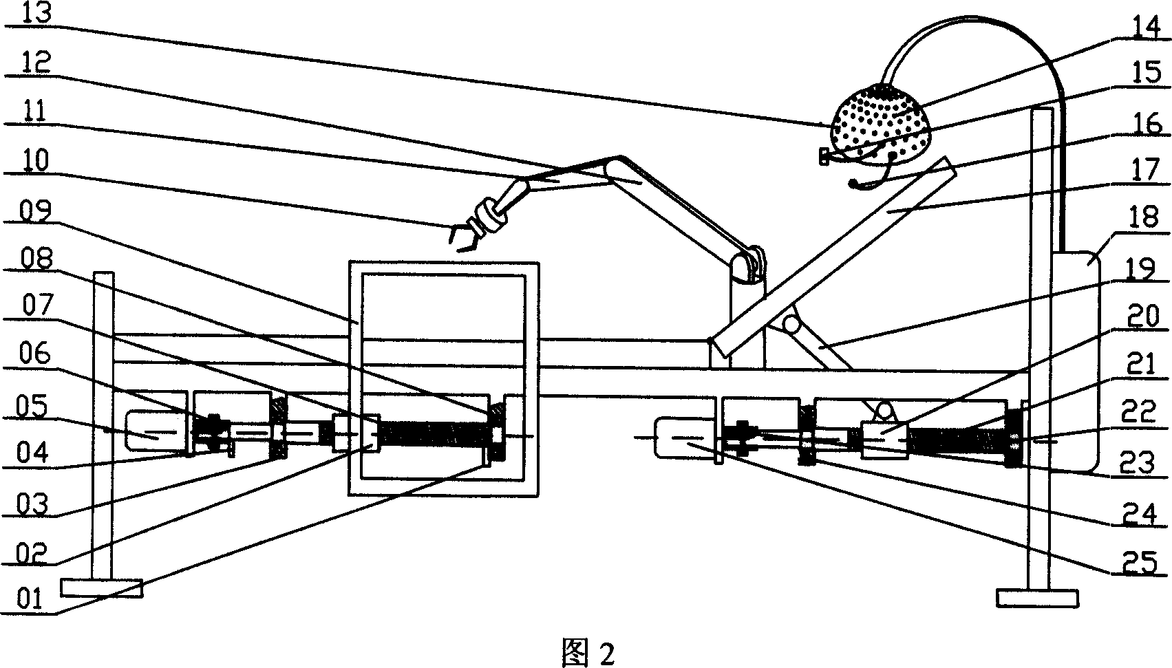 Disabilities auxiliary robot of vision guide brain and audio control