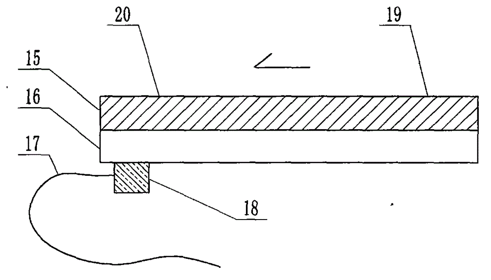 Cholera-diagnosis-used cheap microflow control device for conducting liquid flow driving through interface characteristics