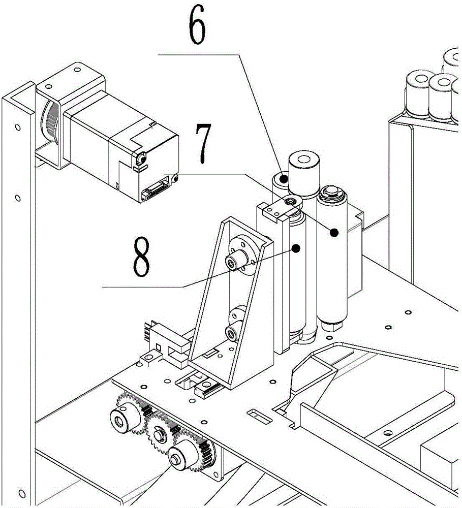 Table-top type printing labeling device for vacuum blood collecting tube