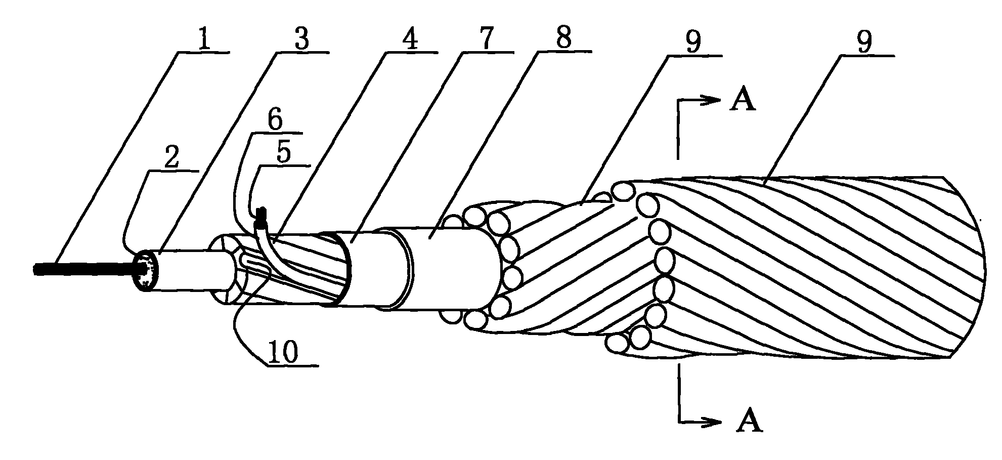 Photoelectric integrated and intelligent transfer wire