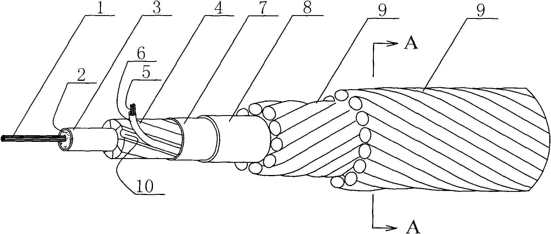 Photoelectric integrated and intelligent transfer wire