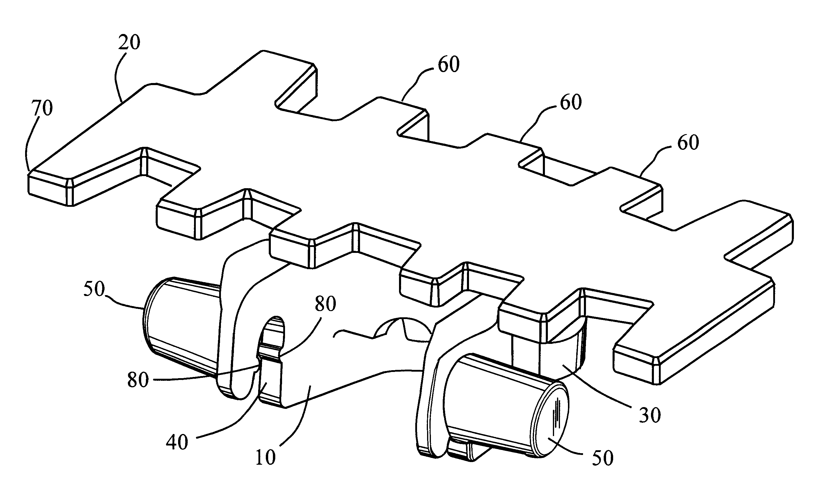 Conveyor chain link