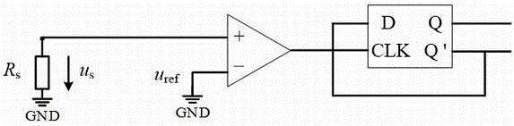 Current detecting circuit based on bi-directional saturation current sensor and driving method thereof