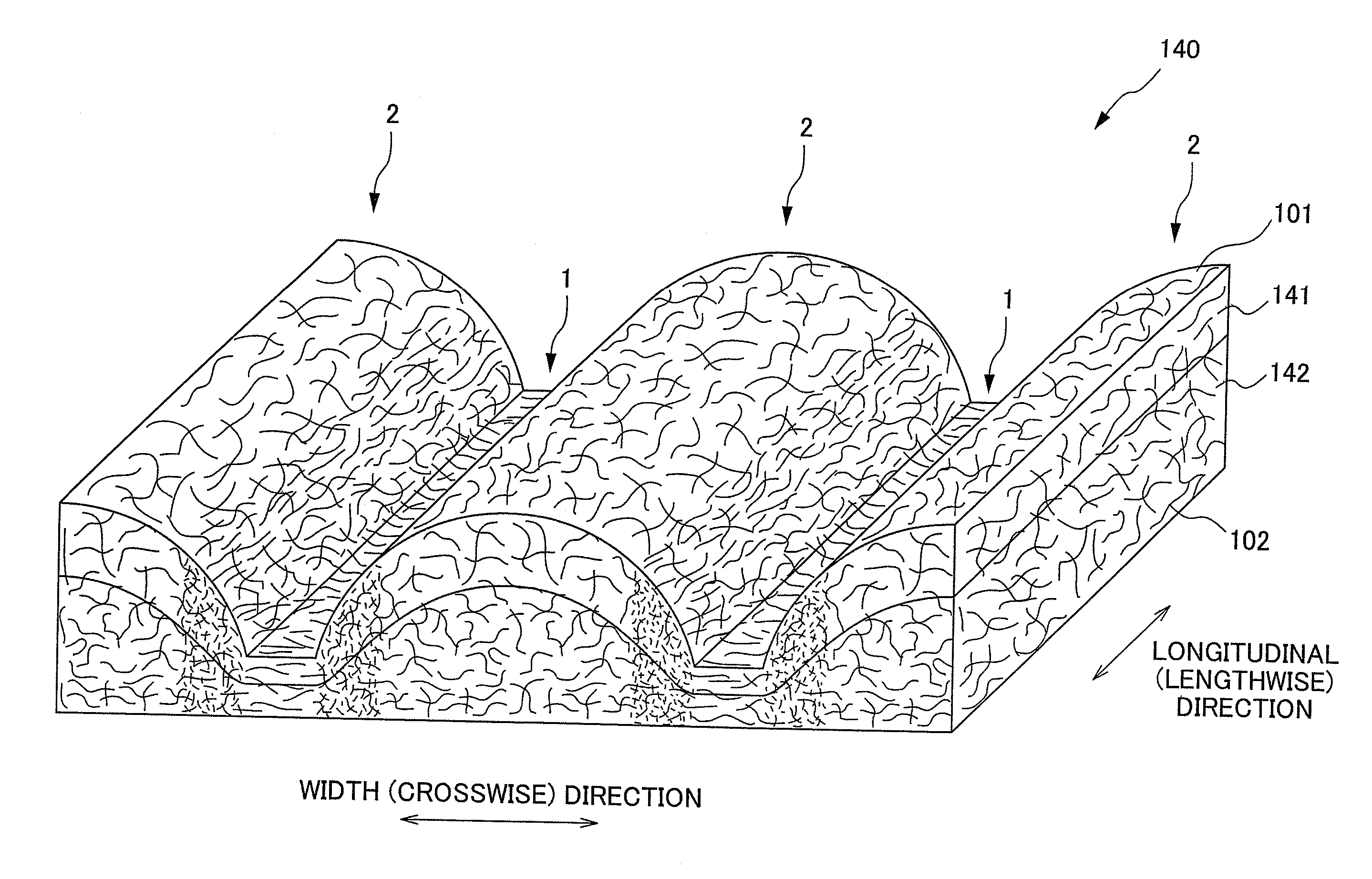 Multilayer nonwoven fabric and method of manufacturing the same