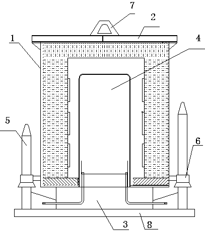 Expanded hood type saw blade sintering furnace