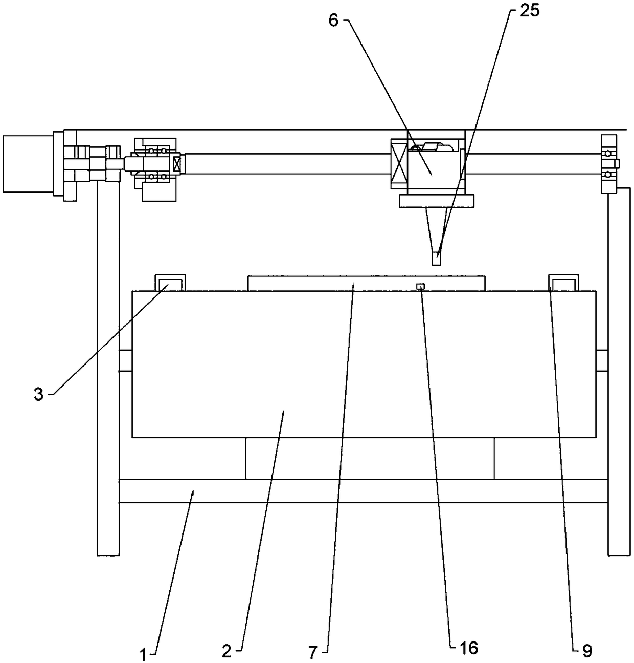 Straight seam automatic welding device