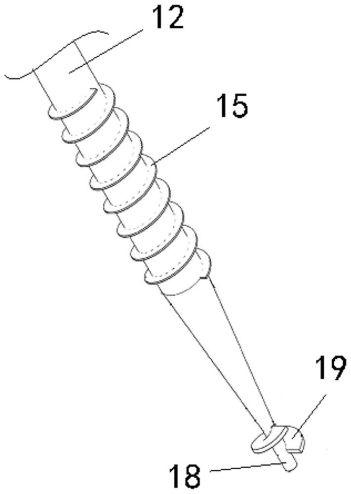 Power transmission line tower structure for goaf