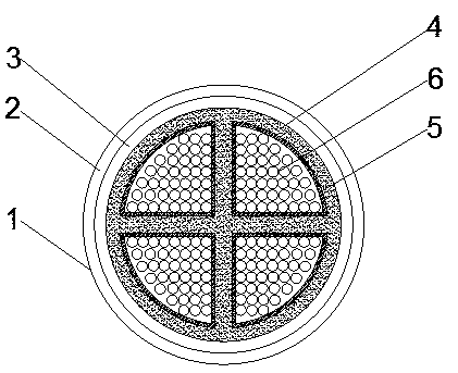 Power cable with high-voltage-resistant sealing structure