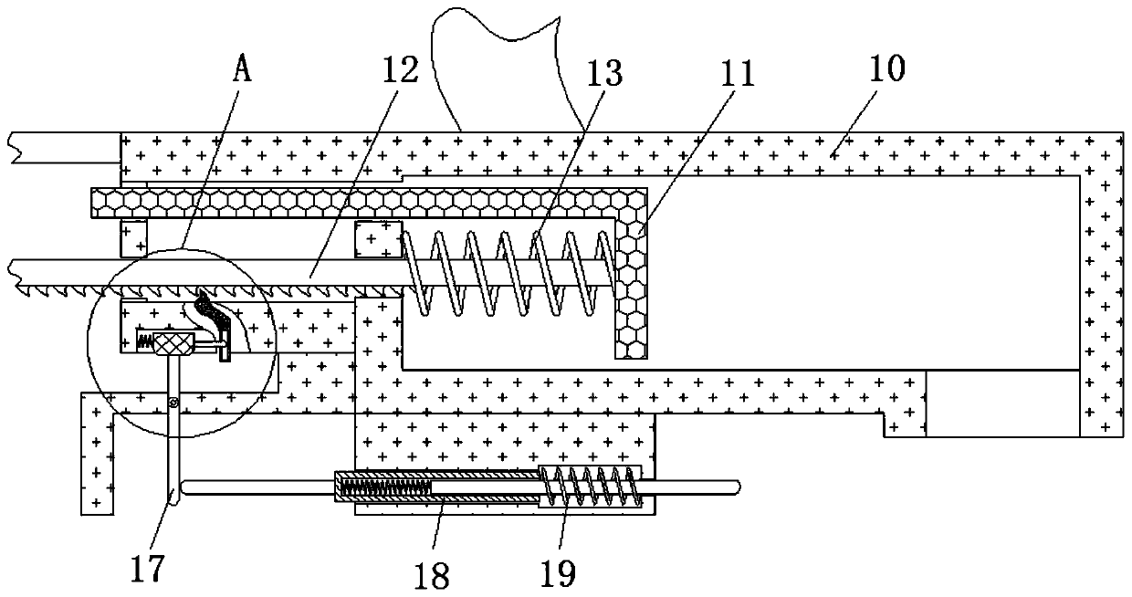 Powder metallurgy automatic feeding device based on gear rod transmission principle