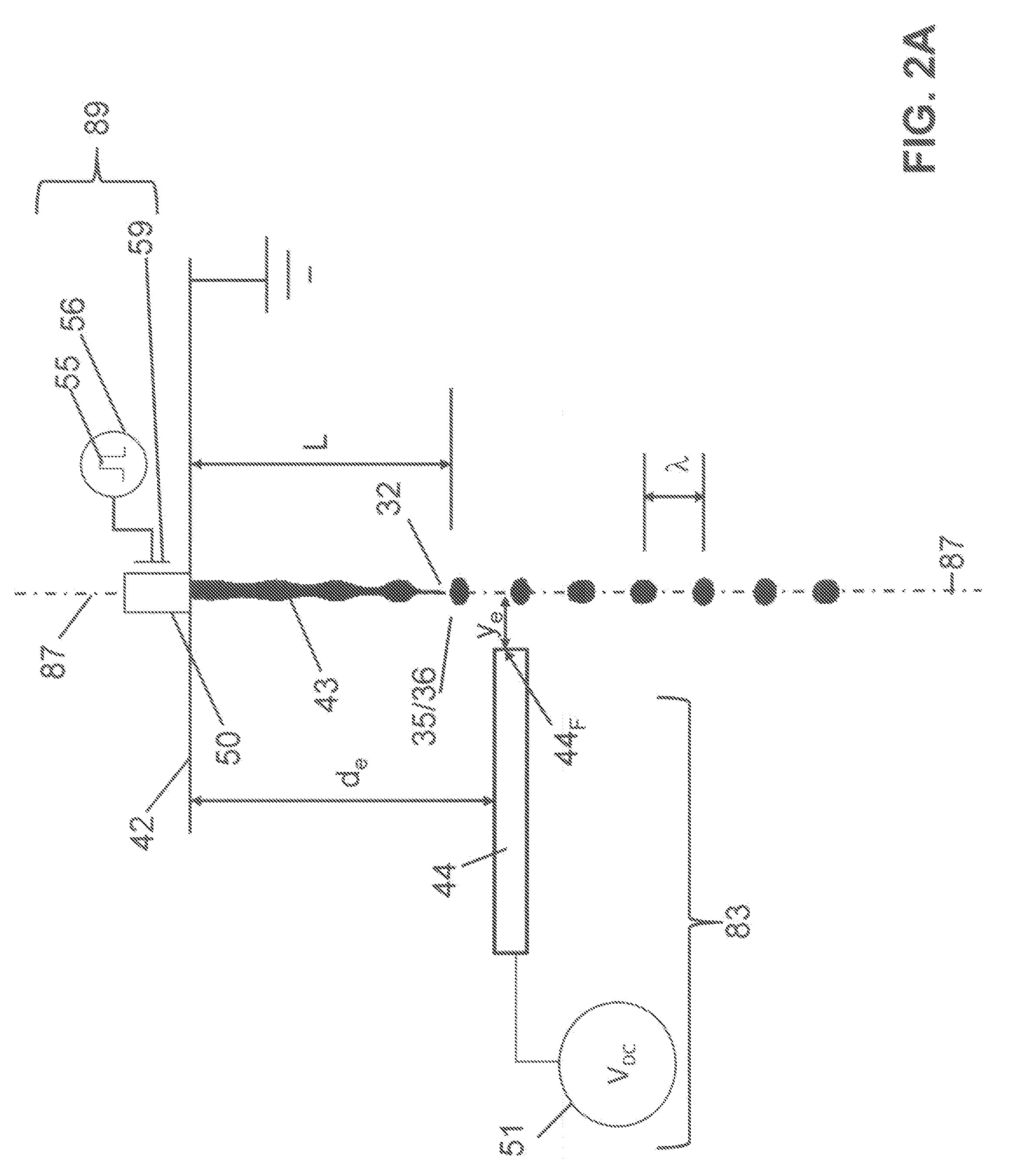 Drop placement error reduction in electrostatic printer