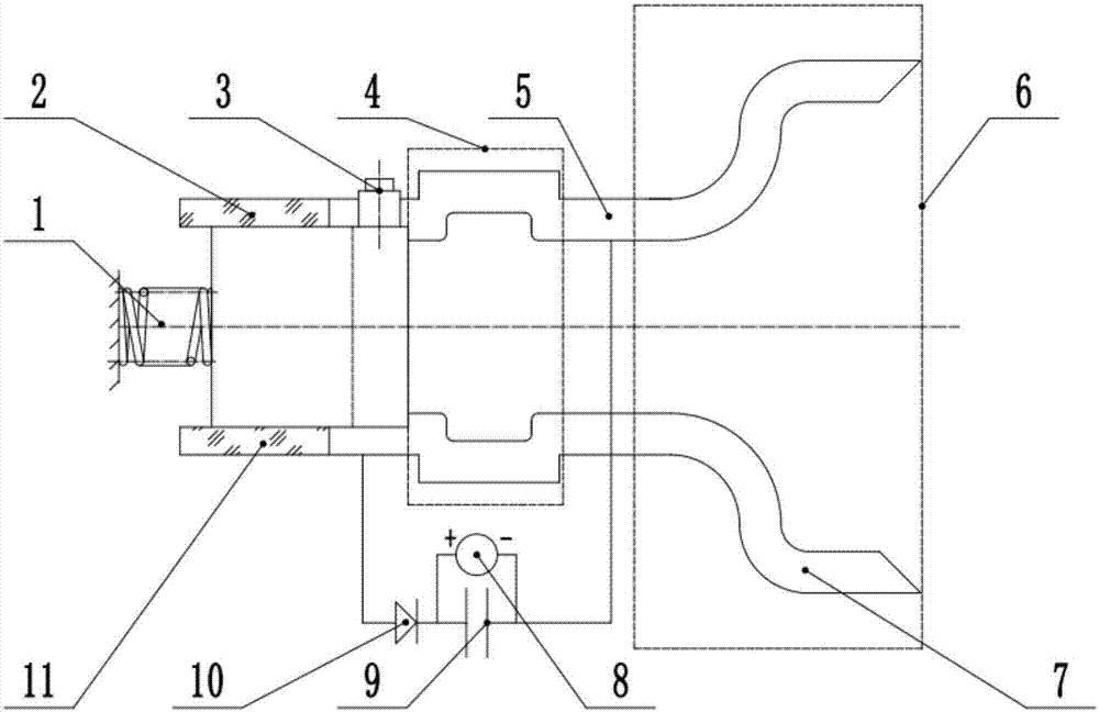 Solid pulse plasma thruster with high propellant utilization rate and working method