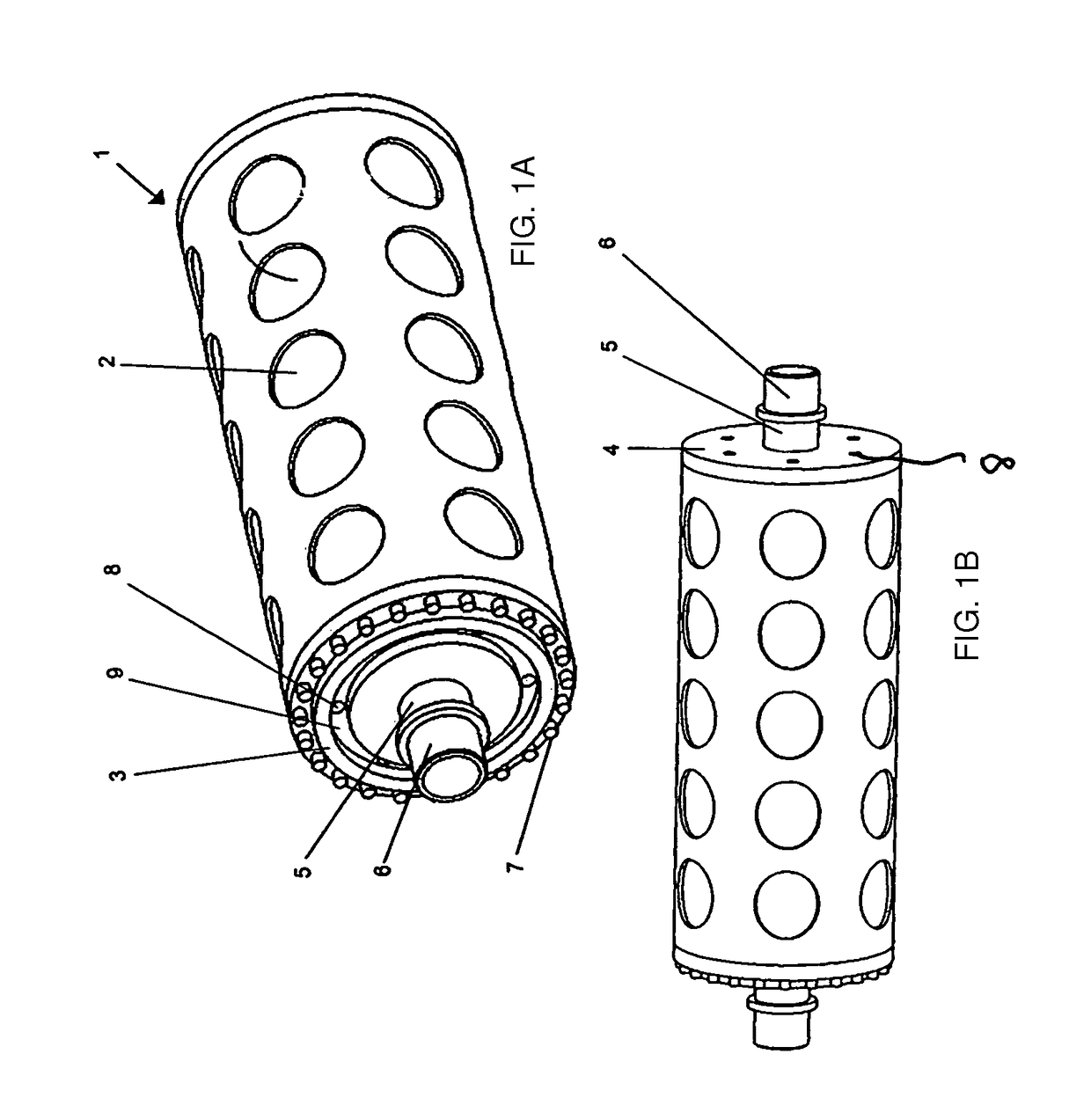 Movable unit for transport of a mould drum and methods thereof