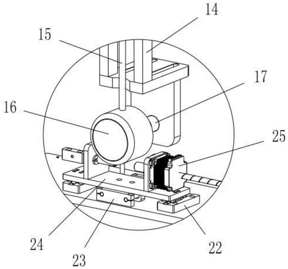 Mechanical collision test device