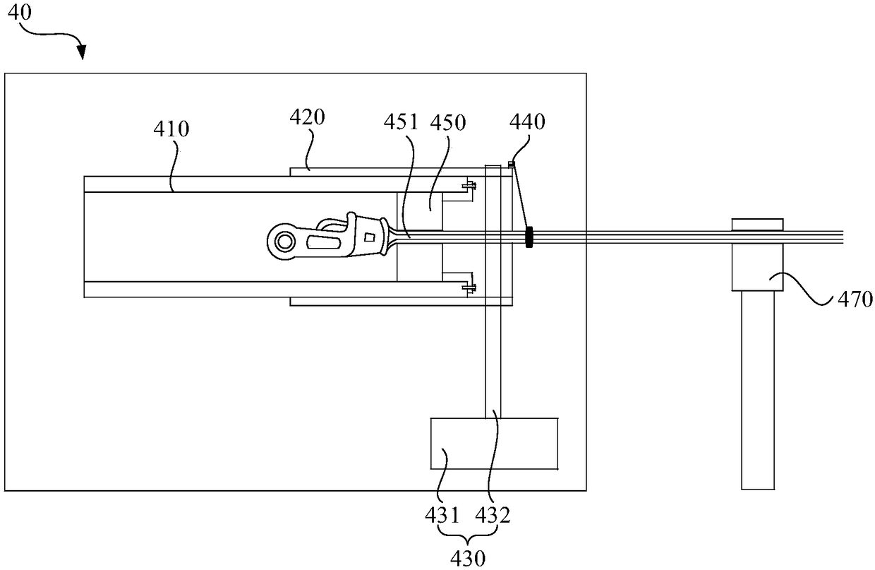 Pull wire manufacturing device