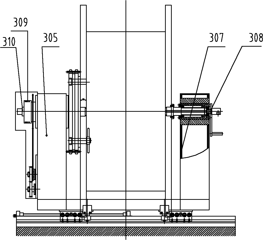 Continuous pipeline tripping device