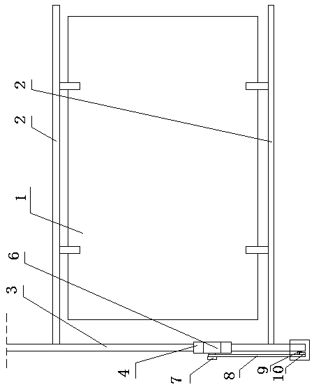 Bus wheelchair limiting device