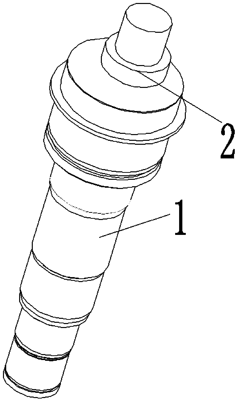 Crankshaft, compressor and vehicle