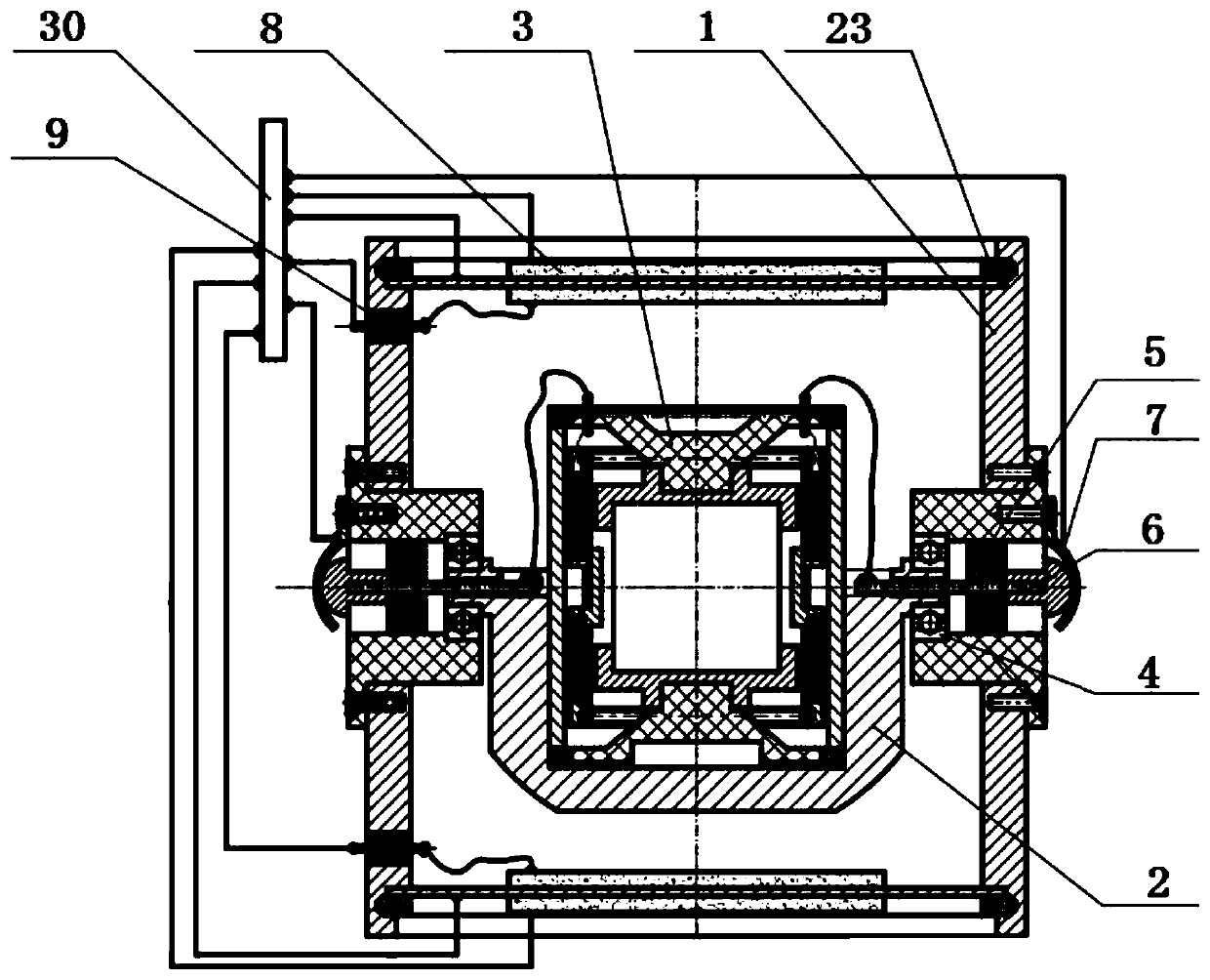 Piezoelectric and electromagnetic coupling vibration sensor