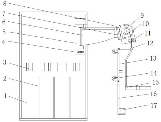 A suspension cable type fire escape device for construction