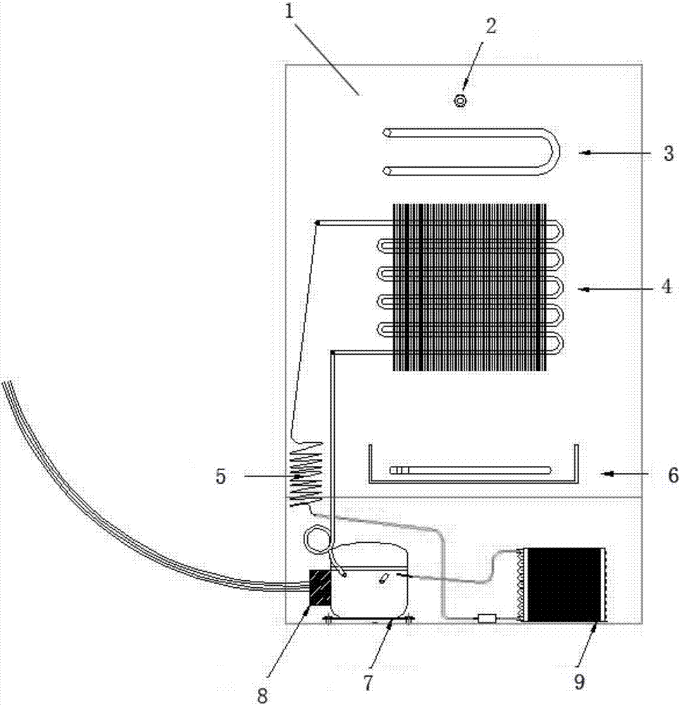 Refrigeration constant temperature control method and incubator