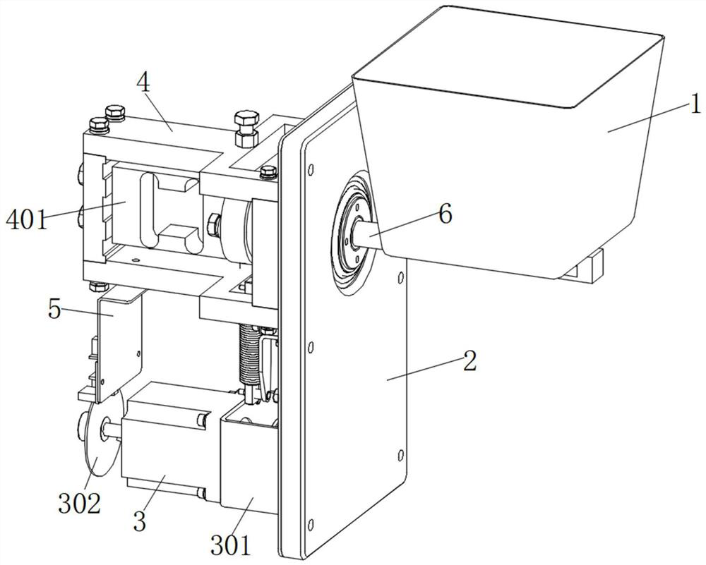 Multi-head combined scale overturning type funnel