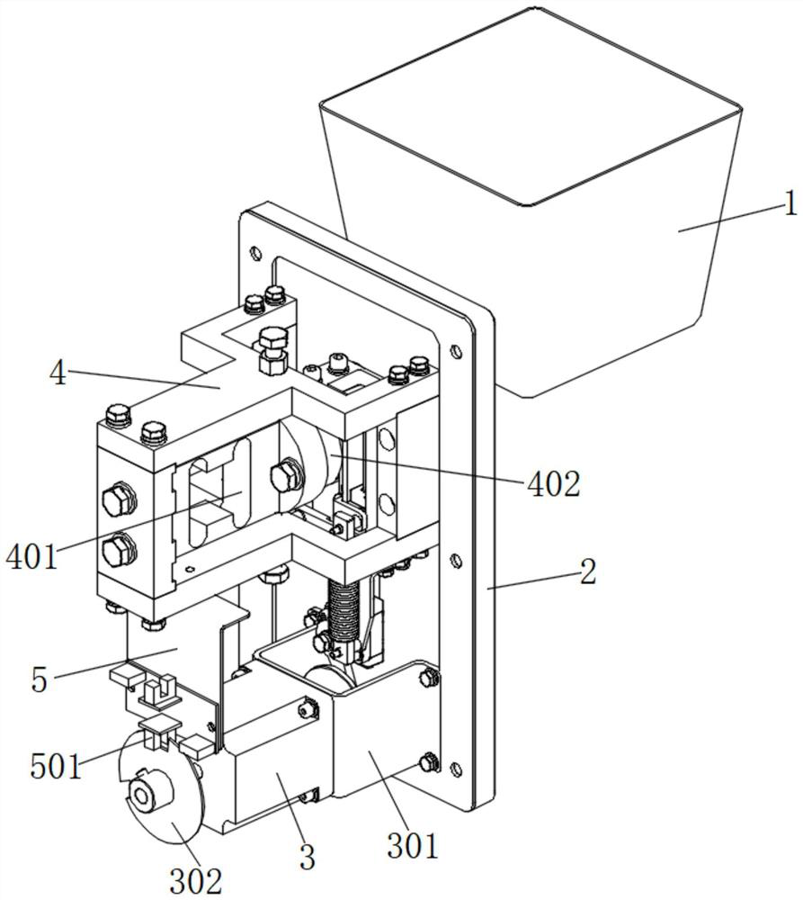 Multi-head combined scale overturning type funnel