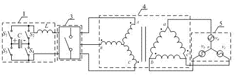 Current source type bidirectional multipulse converter based on polarity-variable direct current bus