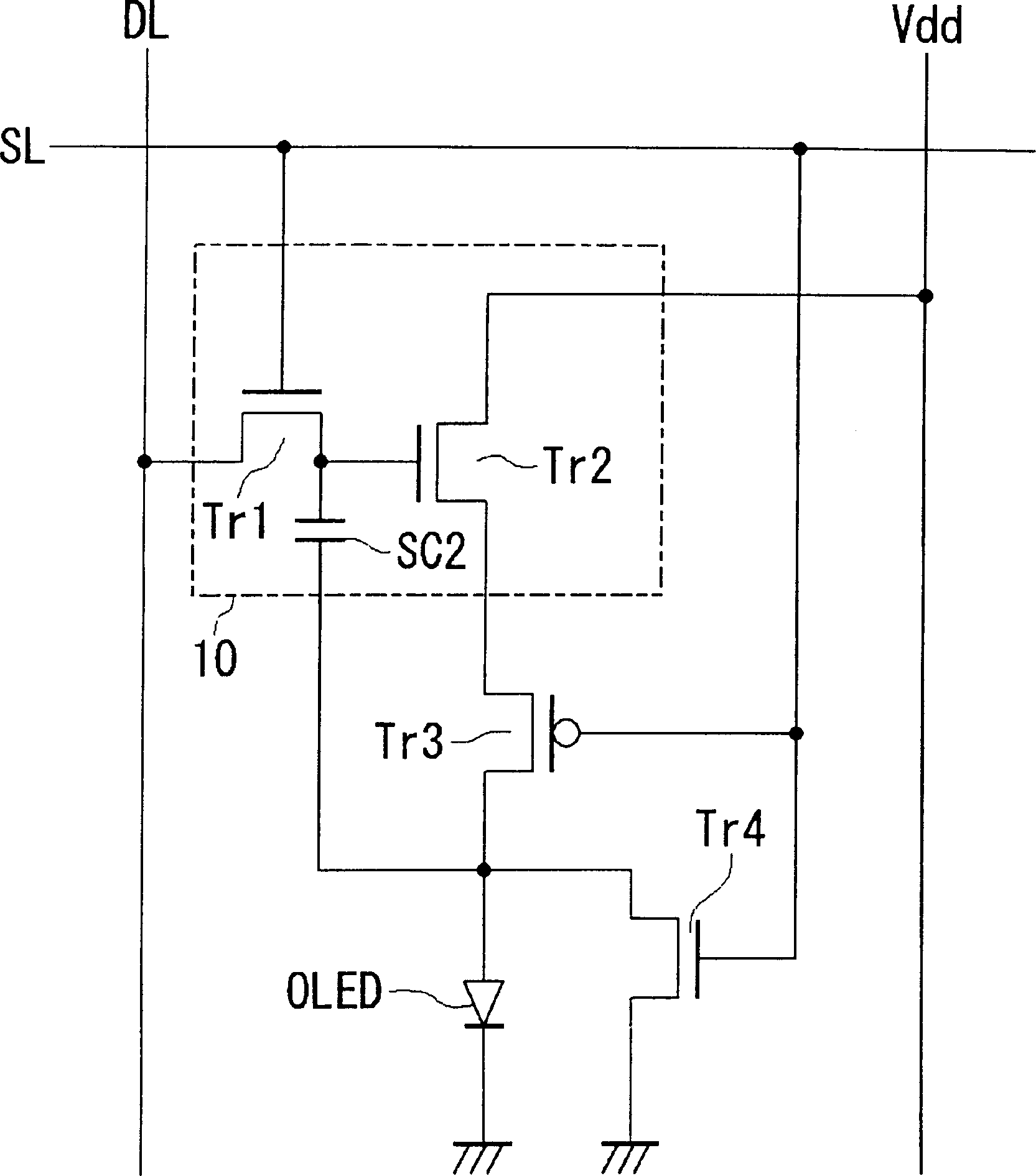 Display with function of initializing brightness data of optical elements