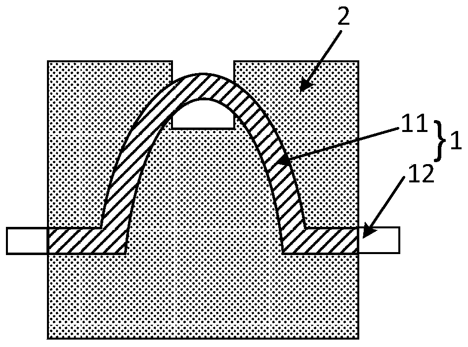 Driving transistor, array substrate and display panel